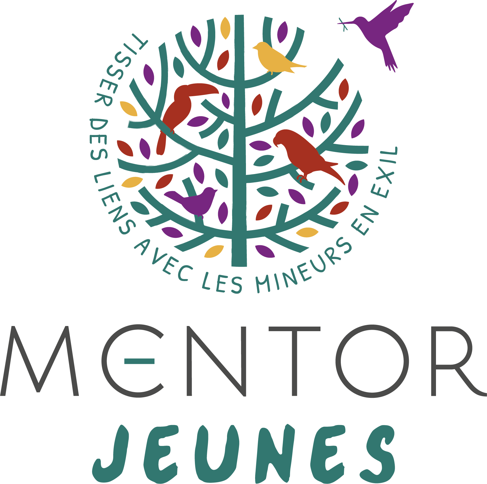mentor jeunes logo tisser des liens avec les mineurs en exil