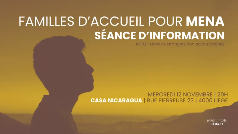 Lire la suite à propos de l’article 12/11 : Séance d’info à Liège Familles d’accueil pour MENA